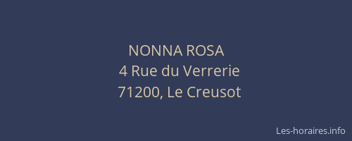 NONNA ROSA