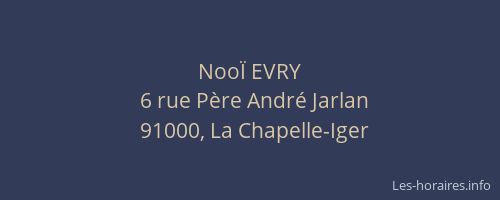 NooÏ EVRY