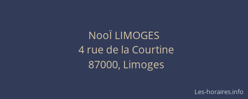 NooÏ LIMOGES