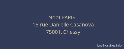 NooÏ PARIS