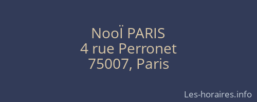 NooÏ PARIS