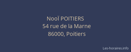 NooÏ POITIERS