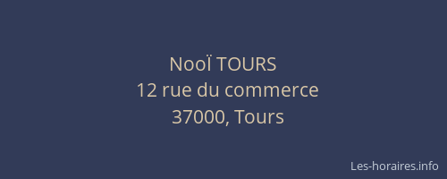 NooÏ TOURS