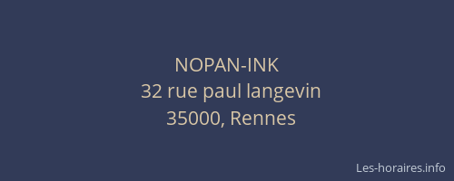 NOPAN-INK