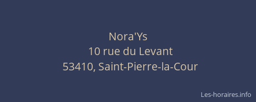 Nora'Ys