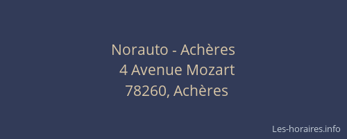 Norauto - Achères