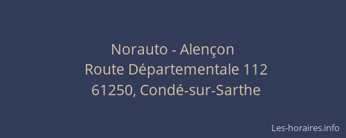 Norauto - Alen&ccedil;on