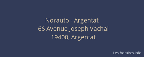 Norauto - Argentat