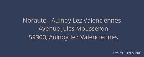 Norauto - Aulnoy Lez Valenciennes