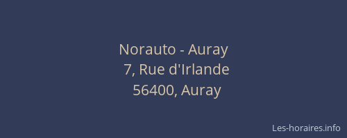 Norauto - Auray