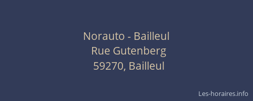 Norauto - Bailleul