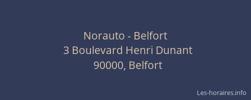Norauto - Belfort