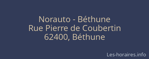 Norauto - Béthune