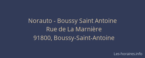 Norauto - Boussy Saint Antoine