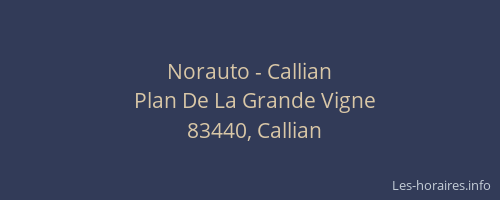 Norauto - Callian