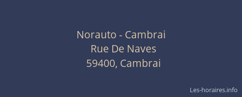 Norauto - Cambrai