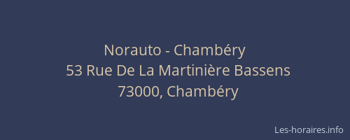 Norauto - Chambéry