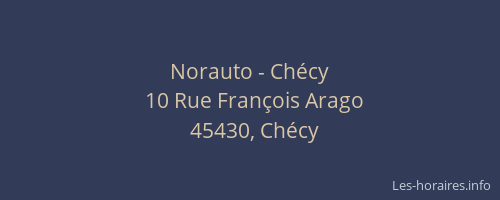Norauto - Ch&eacute;cy