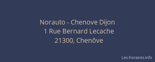 Norauto - Chenove Dijon