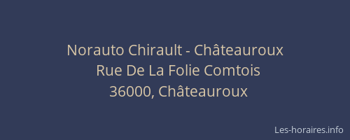 Norauto Chirault - Châteauroux