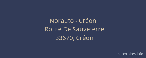 Norauto - Créon