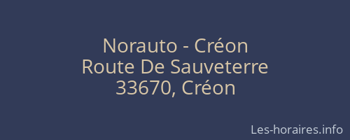 Norauto - Créon