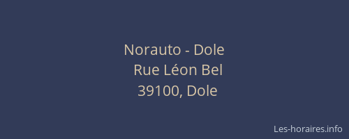 Norauto - Dole