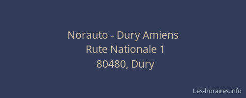 Norauto - Dury Amiens