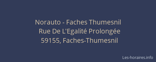 Norauto - Faches Thumesnil