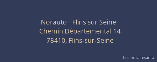 Norauto - Flins sur Seine