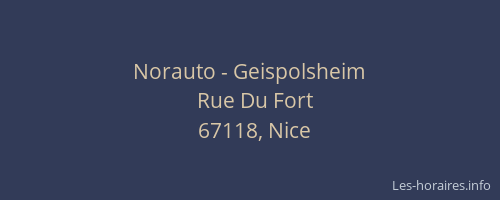 Norauto - Geispolsheim