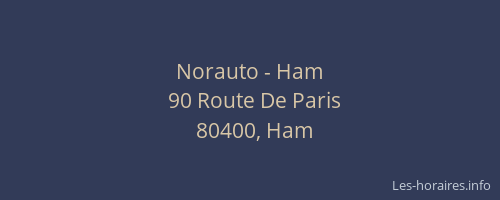 Norauto - Ham