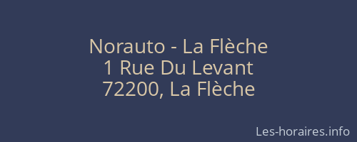 Norauto - La Flèche