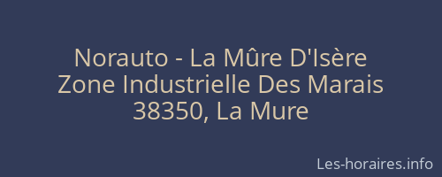 Norauto - La Mûre D'Isère