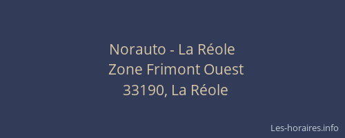 Norauto - La Réole