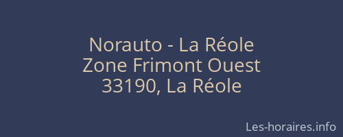 Norauto - La Réole