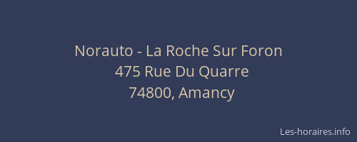 Norauto - La Roche Sur Foron