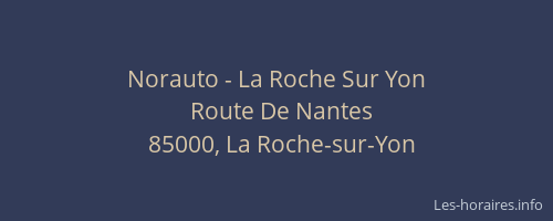 Norauto - La Roche Sur Yon