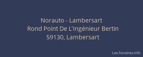 Norauto - Lambersart
