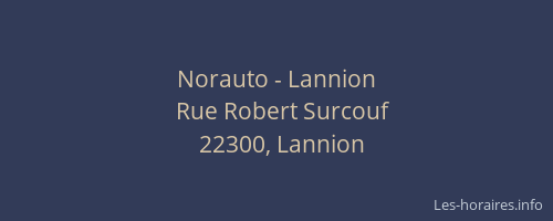 Norauto - Lannion