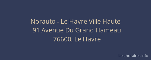Norauto - Le Havre Ville Haute