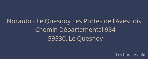 Norauto - Le Quesnoy Les Portes de l'Avesnois