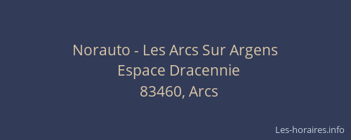 Norauto - Les Arcs Sur Argens