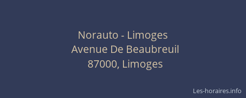 Norauto - Limoges