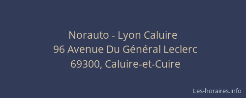 Norauto - Lyon Caluire