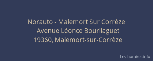 Norauto - Malemort Sur Corrèze