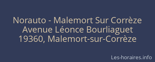 Norauto - Malemort Sur Corrèze