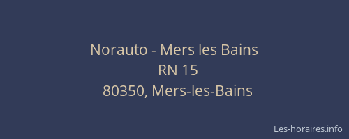 Norauto - Mers les Bains