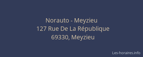 Norauto - Meyzieu