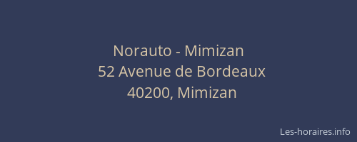 Norauto - Mimizan